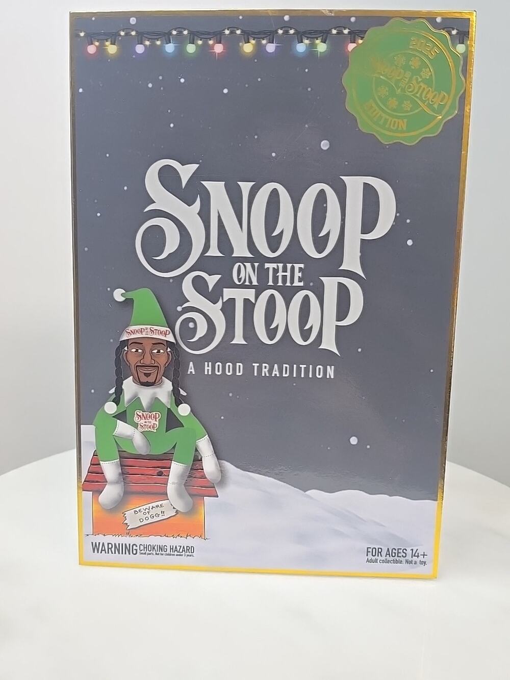 Snoop On The Stoop A Hood Tradition 2025 Edition Green Plush Doll BOW WOW!